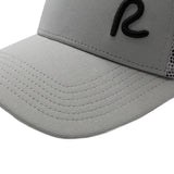 Rewired 2.0 Essential R Trucker Cap - Light Grey/Black - Stitched Peak