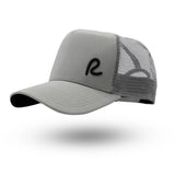 Rewired 2.0 Essential R Trucker Cap - Light Grey/Black