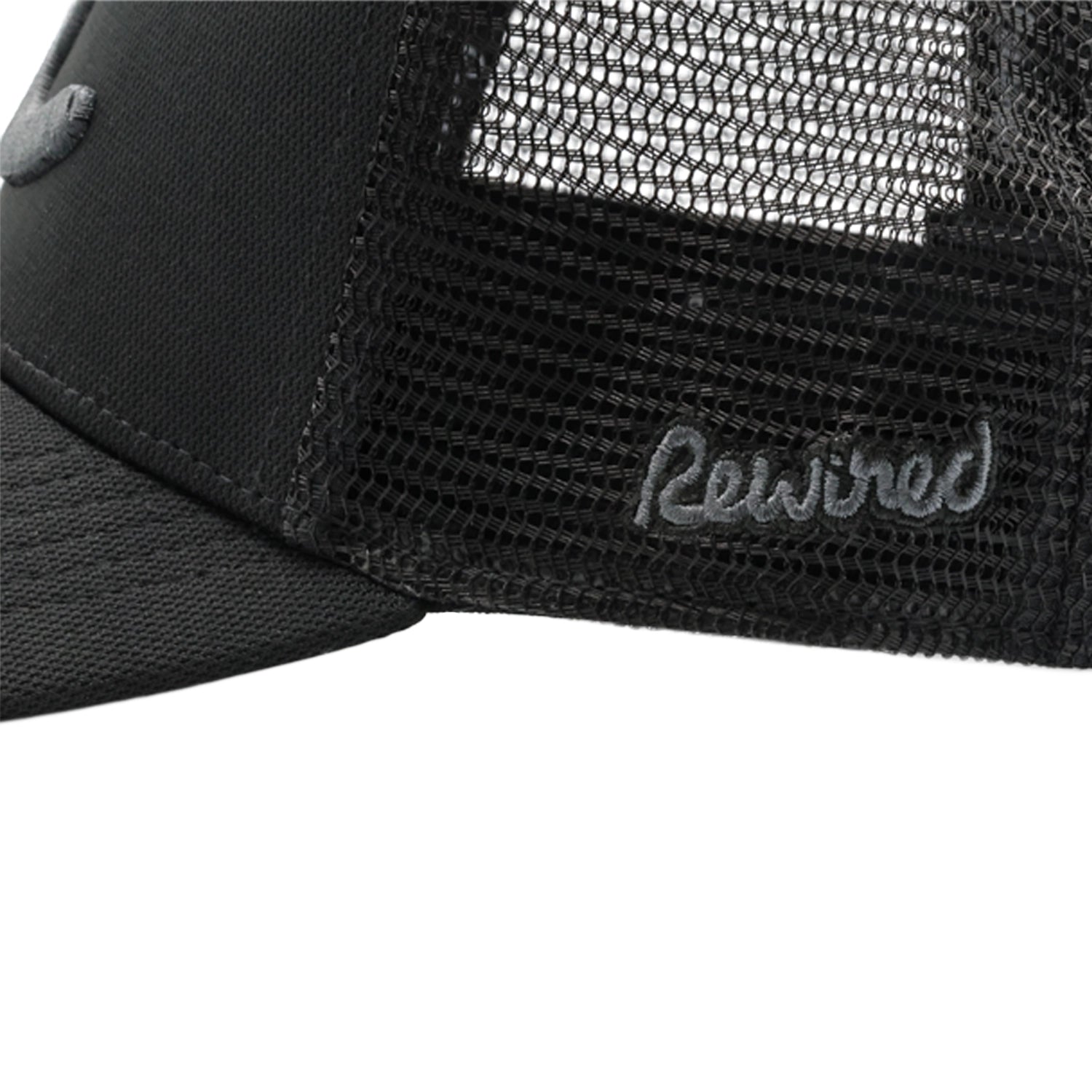 Rewired 2.0 R Trucker - Black/Charcoal - New Model - Side Script Logos
