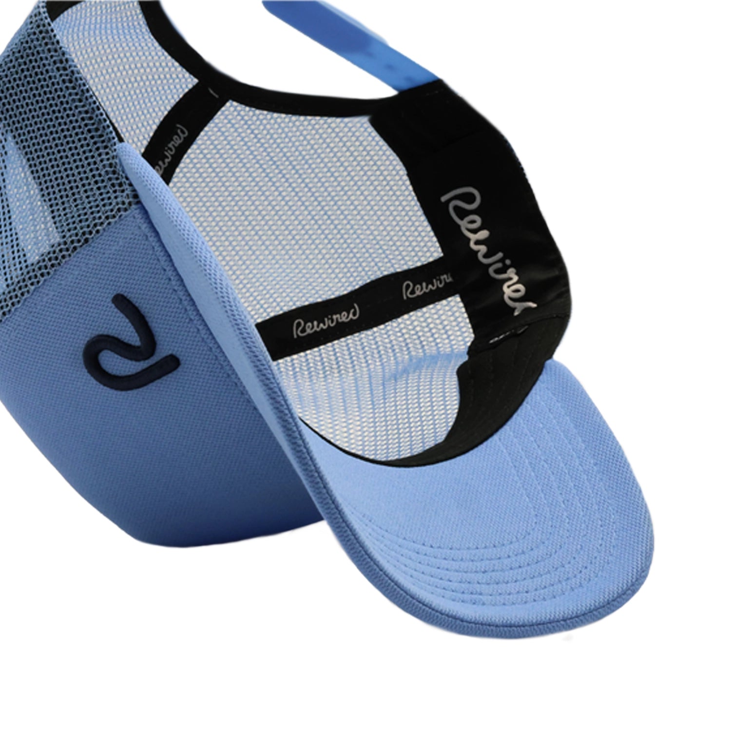 Rewired 2.0 Essential R Trucker - Light Blue/Navy - Under Visor