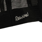 Rewired 2.0 Essential R Trucker Cap - Black/Light Grey - Side Script Logo