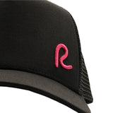 Rewired 2.0 Essential R Trucker - Black/Pink - NEW MODEL - Logo