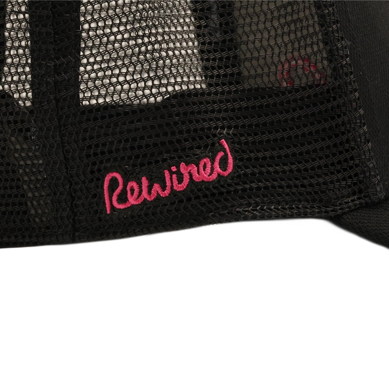 Rewired 2.0 Essential R Trucker - Black/Pink - NEW MODEL - Side Script Logo