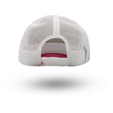 Rewired 2.0 Essential R Trucker Cap - White/Hot Pink - Back