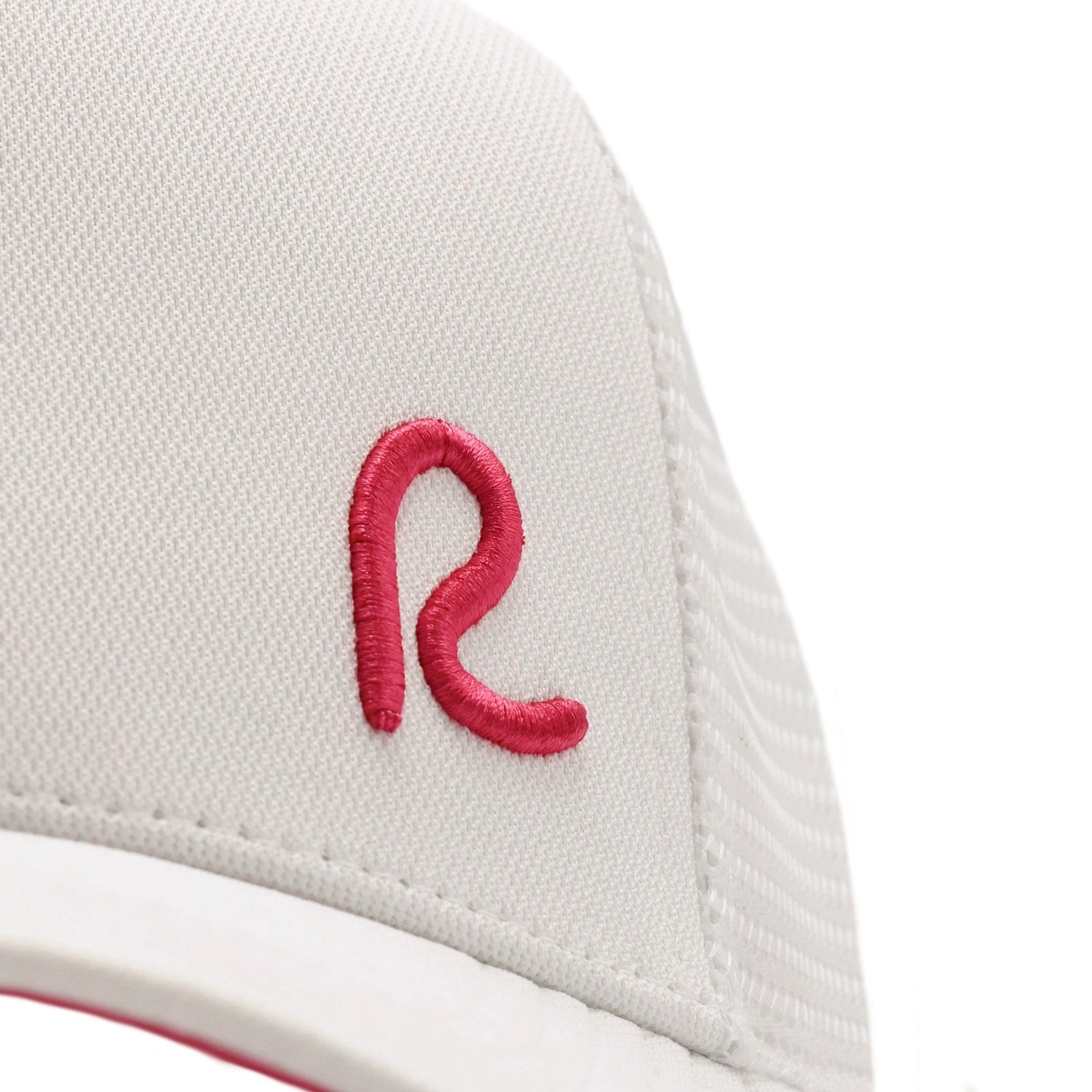 Rewired 2.0 Essential R Trucker Cap - White/Hot Pink - Front