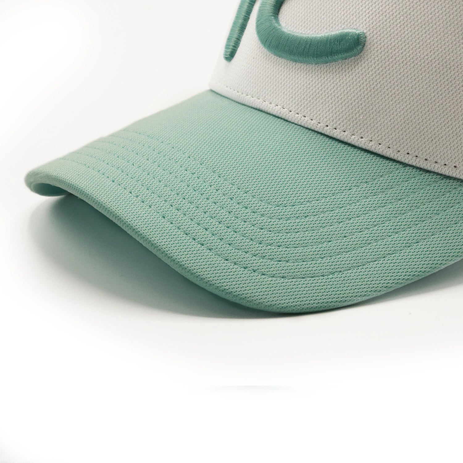 Rewired 2.0 R Trucker Cap - Aqua/White - Stitched Peak