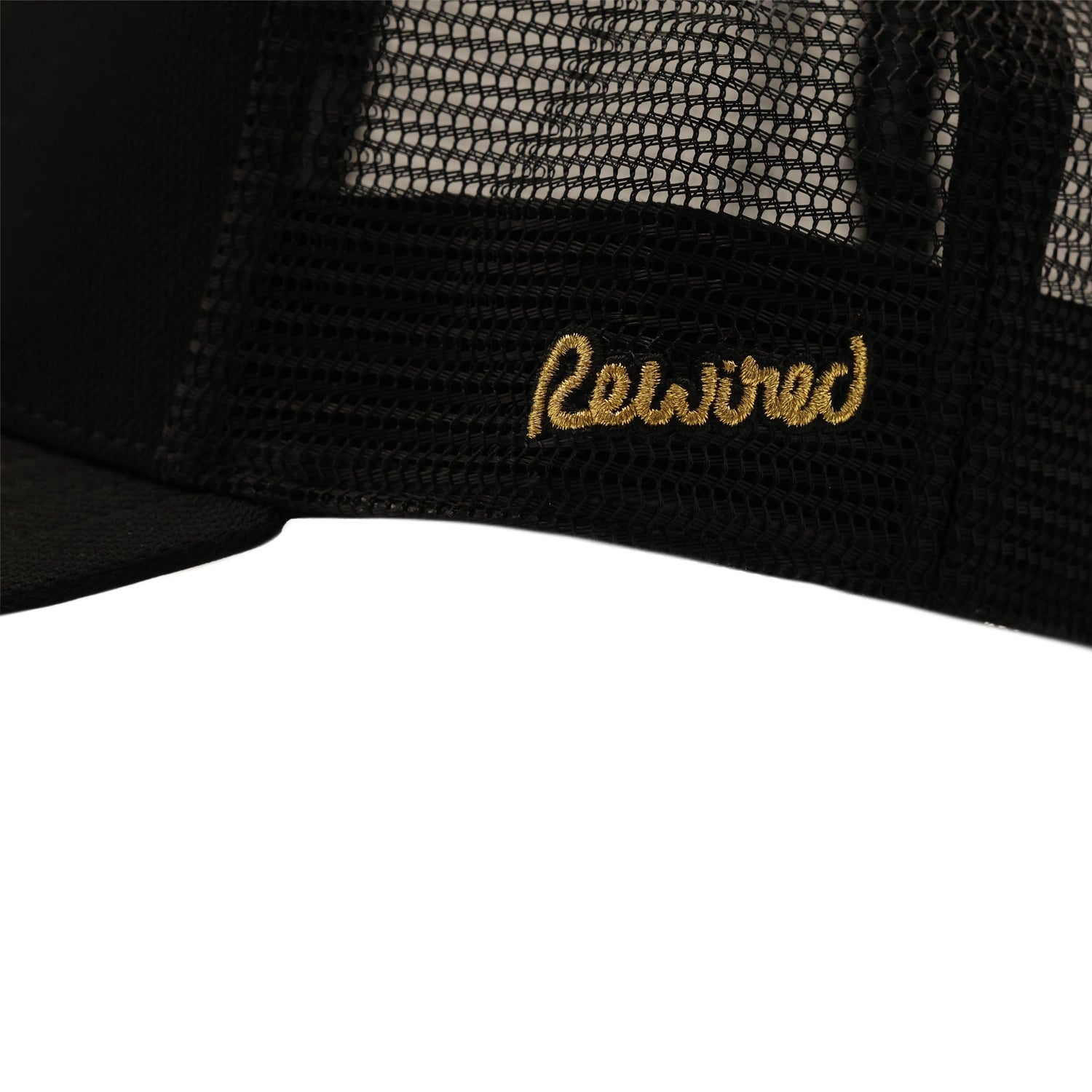Rewired 2.0 R Trucker - Black/Gold - Side Script Logo