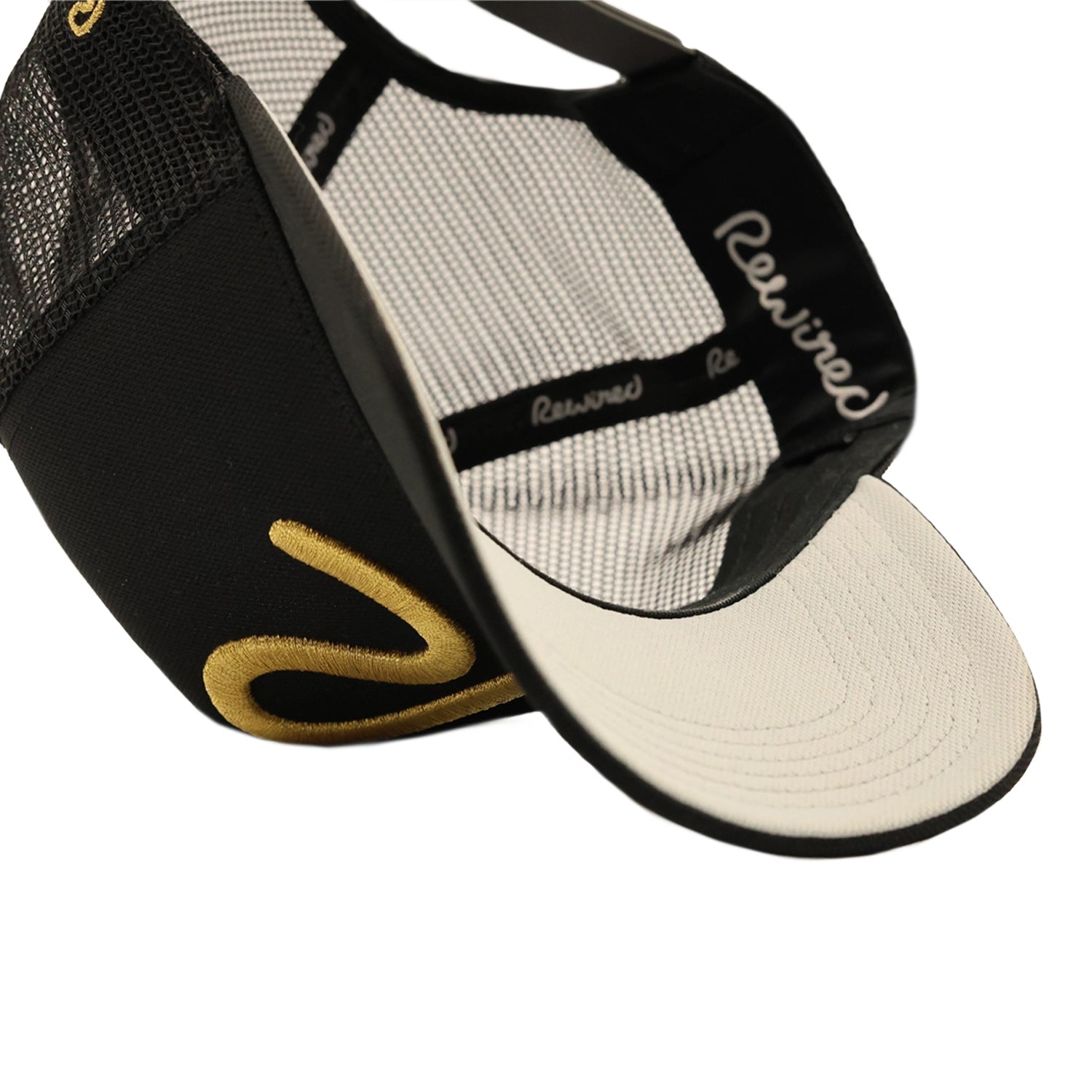 Rewired 2.0 R Trucker - Black/Gold/Grey - Under Visor