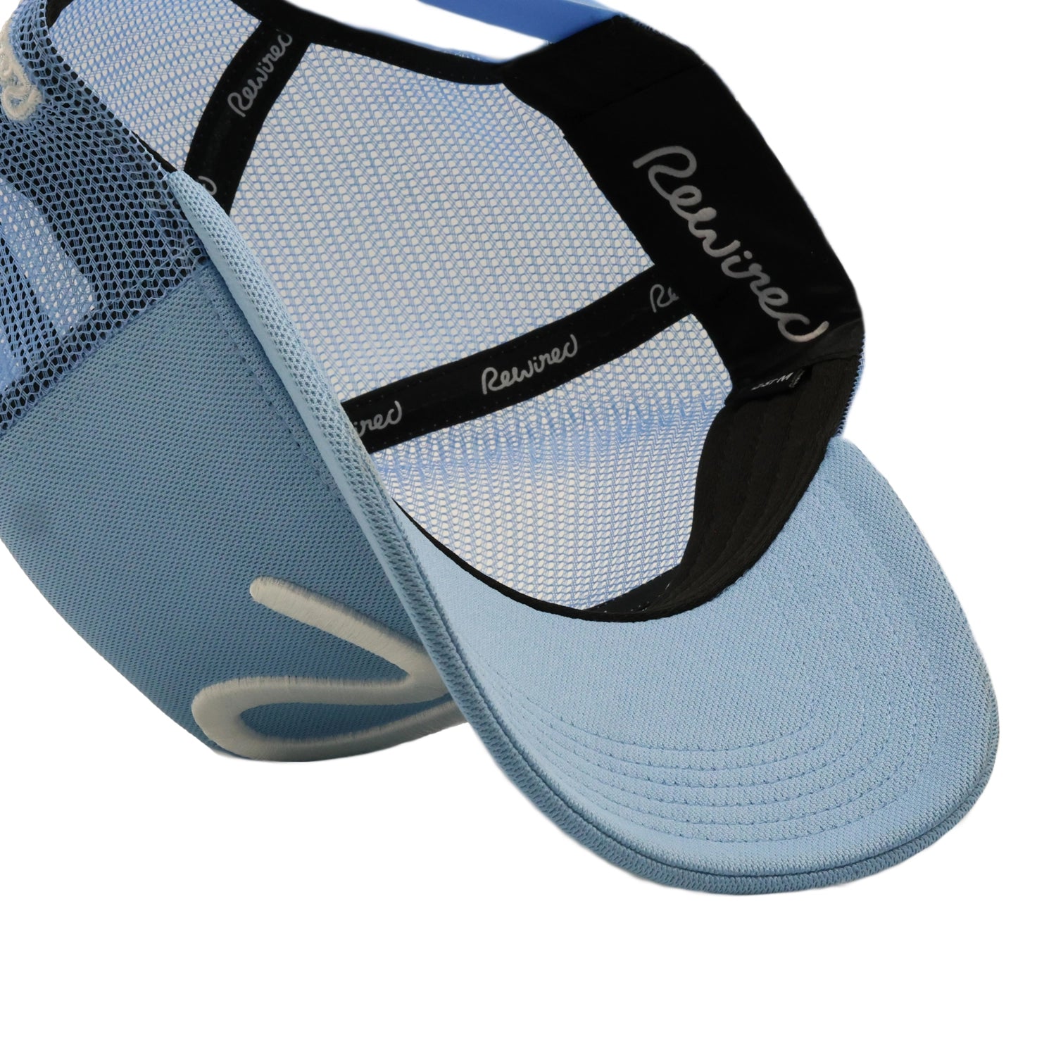 Rewired 2.0 R Trucker Cap - Sky Blue/White - Underside
