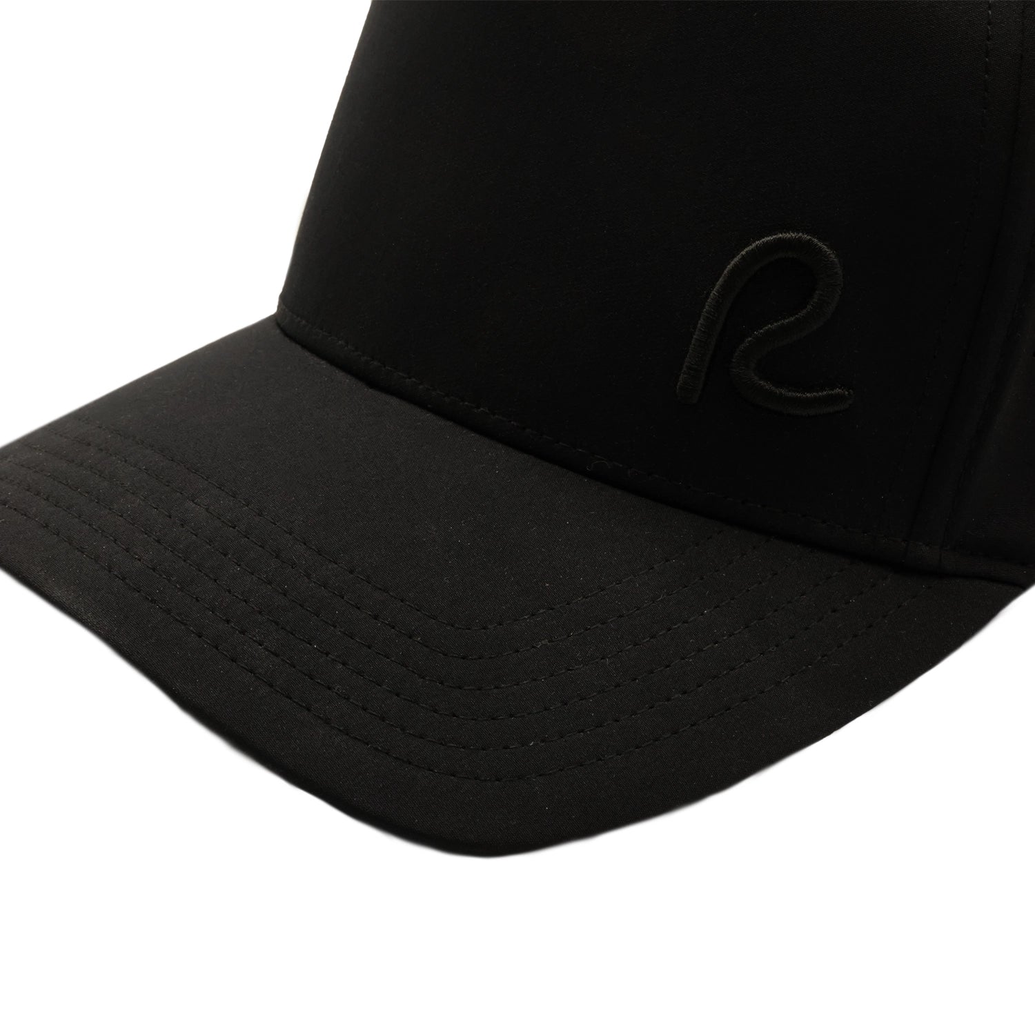 Rewired Apex Essential R Trucker - Black/Black - Stitched Peak