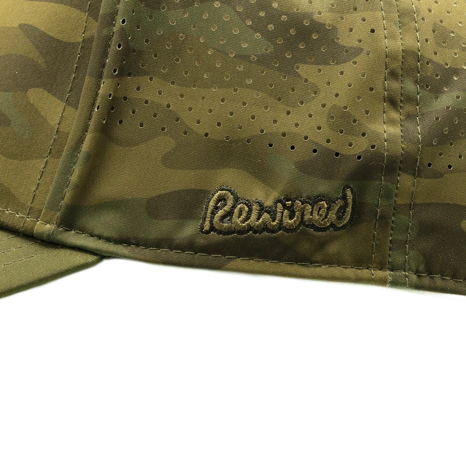 Rewired Apex R Trucker - Forest Camo - Side Script Logo