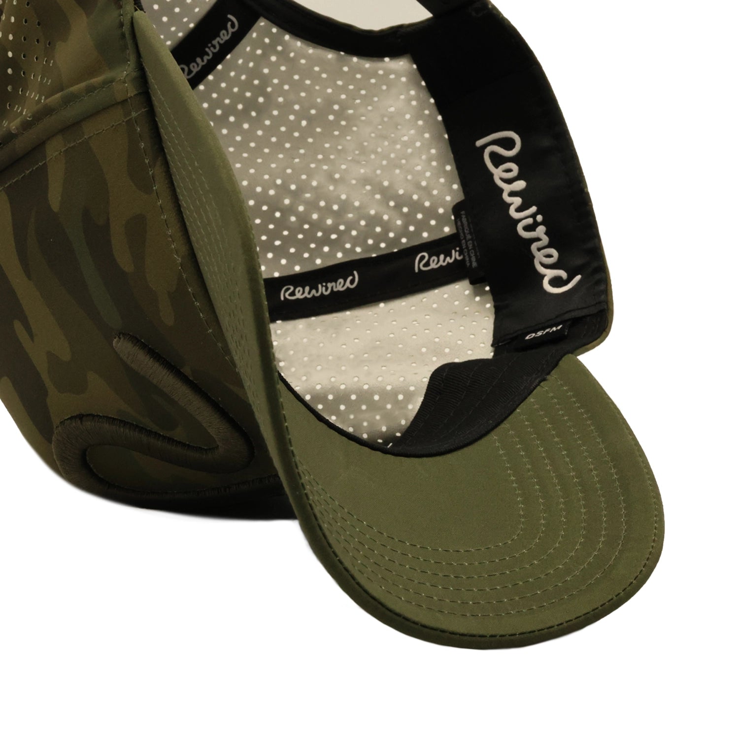 Rewired Apex R Trucker - Forest Camo - Under Visor