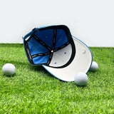 Rewired Matrix Baseball Cap - Blue/White - Contrast Under Visor