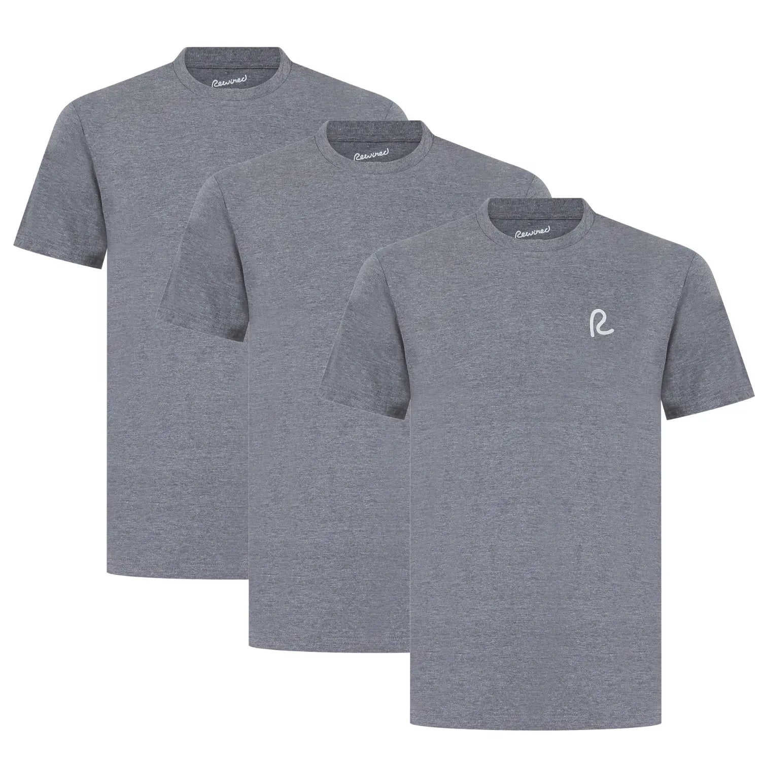 Rewired Premium T-Shirt Triple Pack - Grey