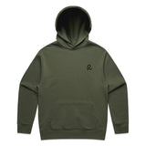 Rewired Relaxed Essential OTH Hoodie - Moss Green - Front