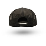 Rewired Script Trucker - Black Tonal - Back
