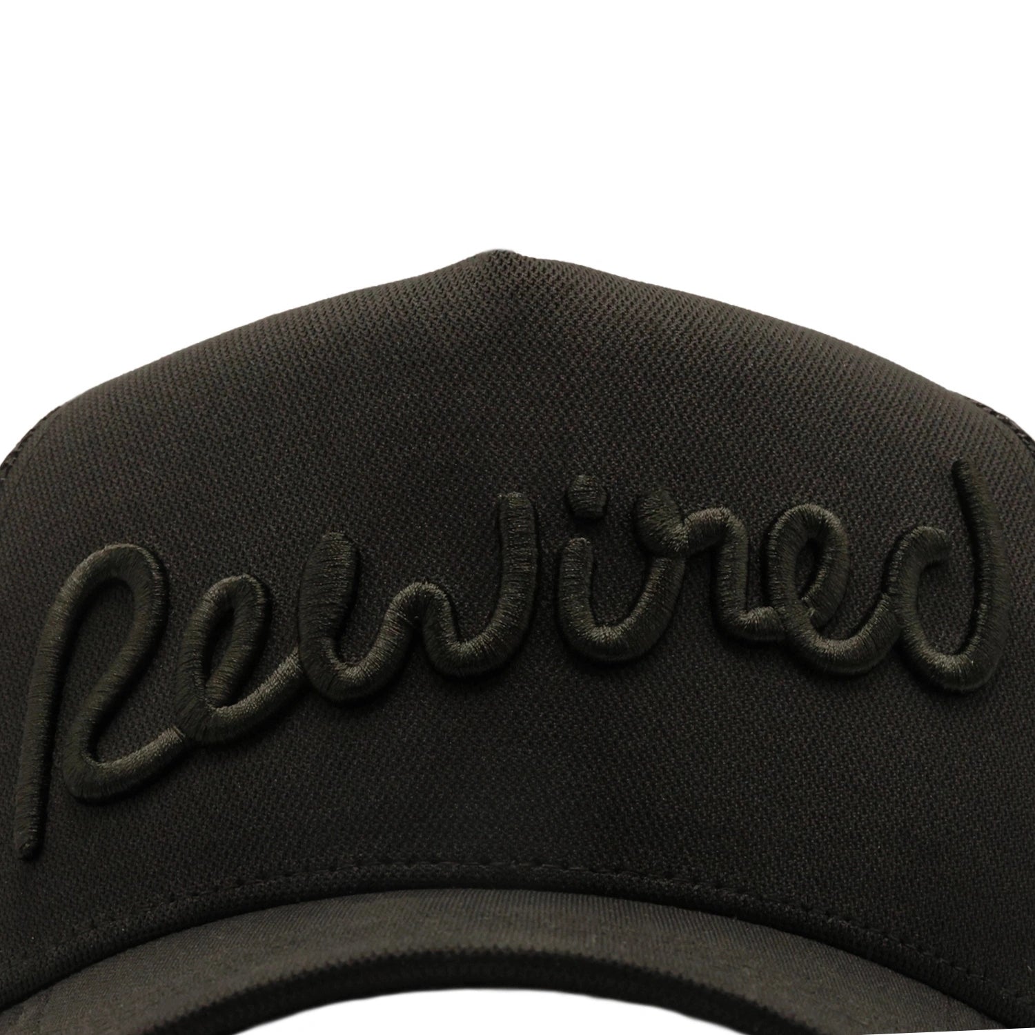 Rewired Script Trucker - Black Tonal - Front