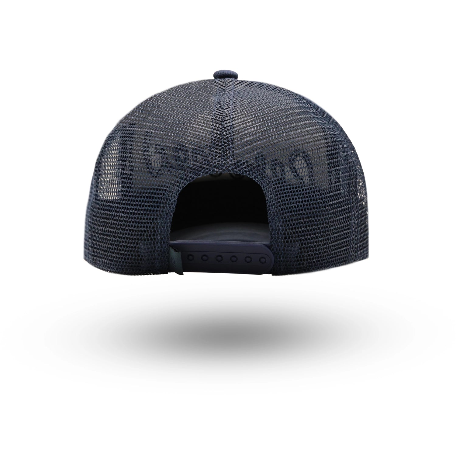 Rewired Script Trucker - Navy Tonal - Back