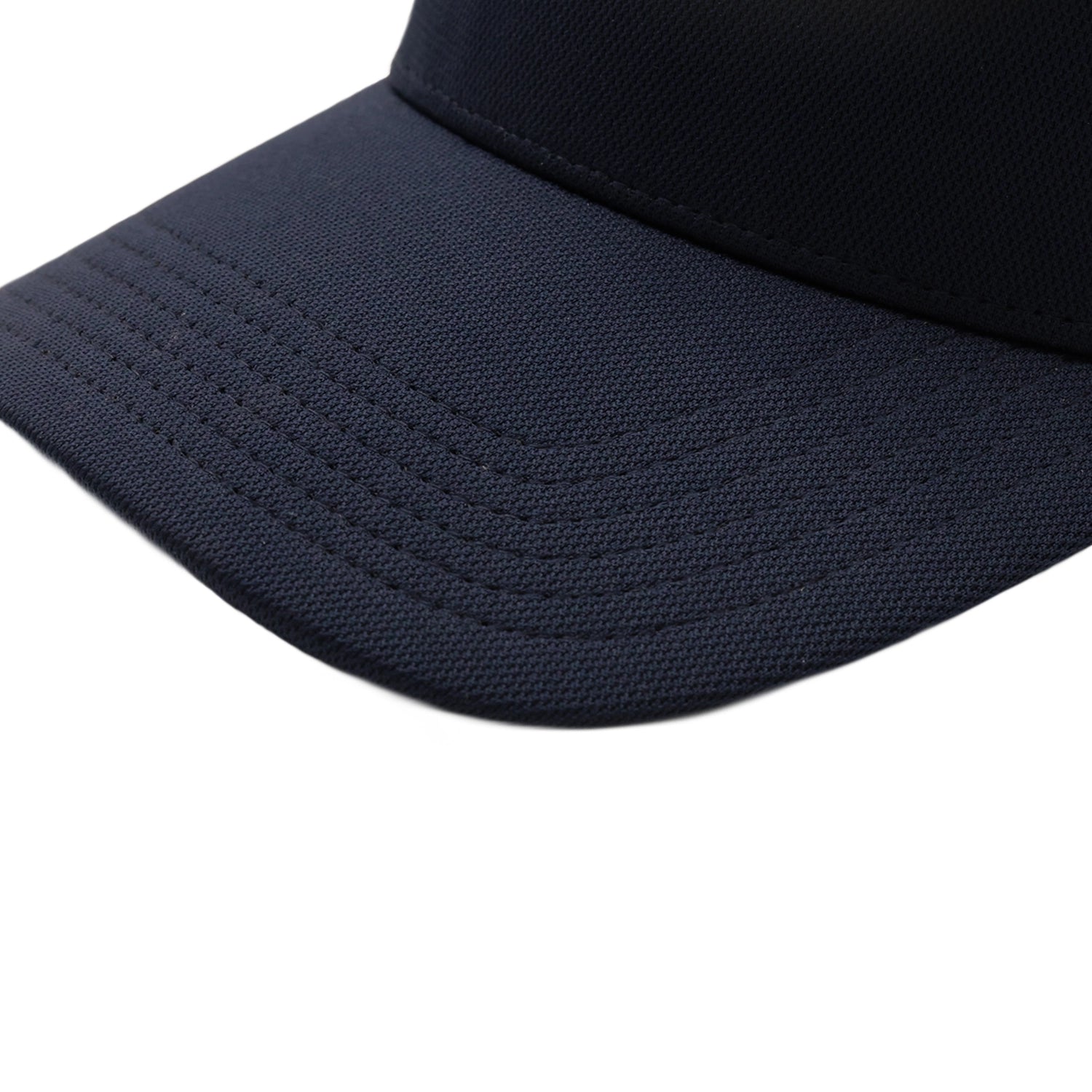 Rewired Script Trucker Cap - Navy Tonal - Stitched Peak