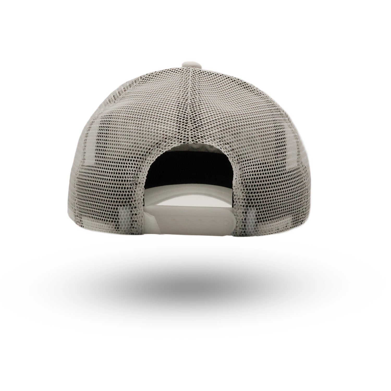 Rewired Script Trucker - White Tonal - Back