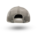 Rewired Script Trucker - White Tonal - Back