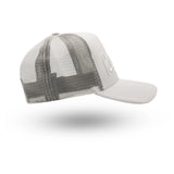 Rewired Script Trucker - White Tonal - Right