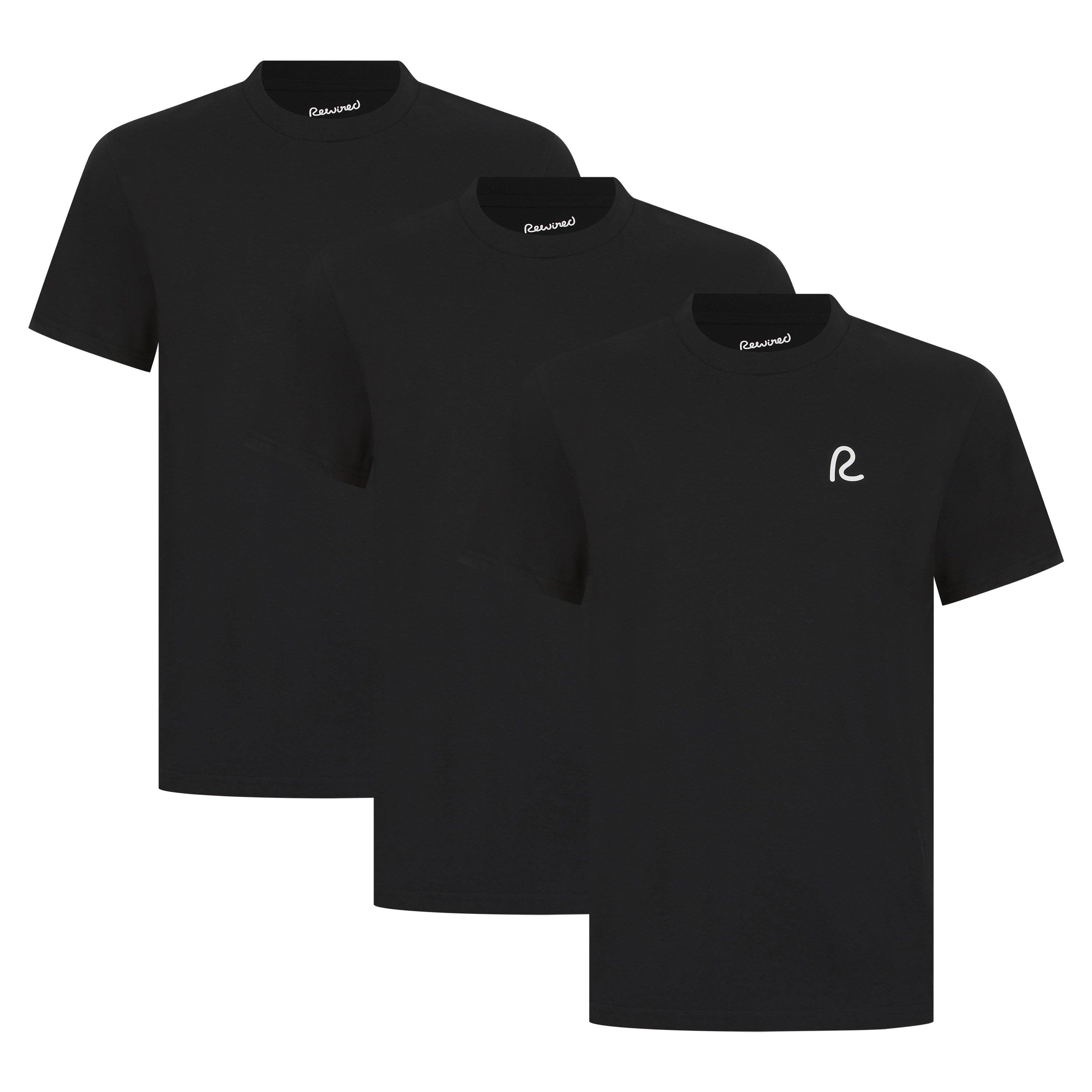 Polo black t shirt pack on sale