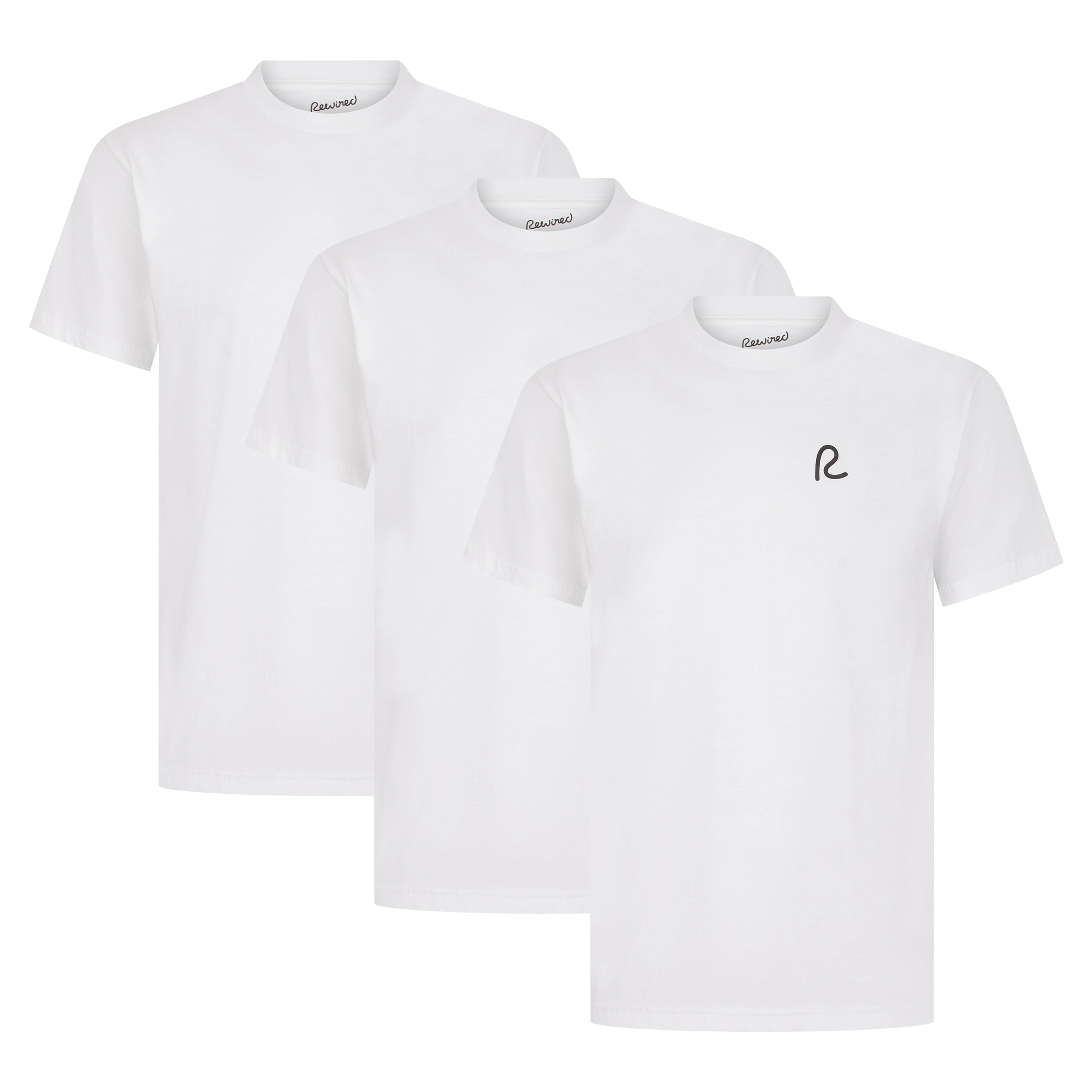 Rewired T-Shirt Triple Pack - White