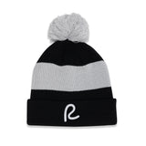 Rewired Bobble Hat - Black/ Grey