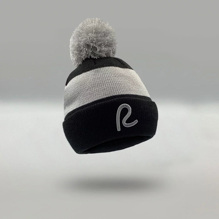 Rewired Bobble Hat - Black/Grey