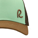 Rewired 2.0 Essential R Trucker Cap - Mint Choc Chip - Front Logo