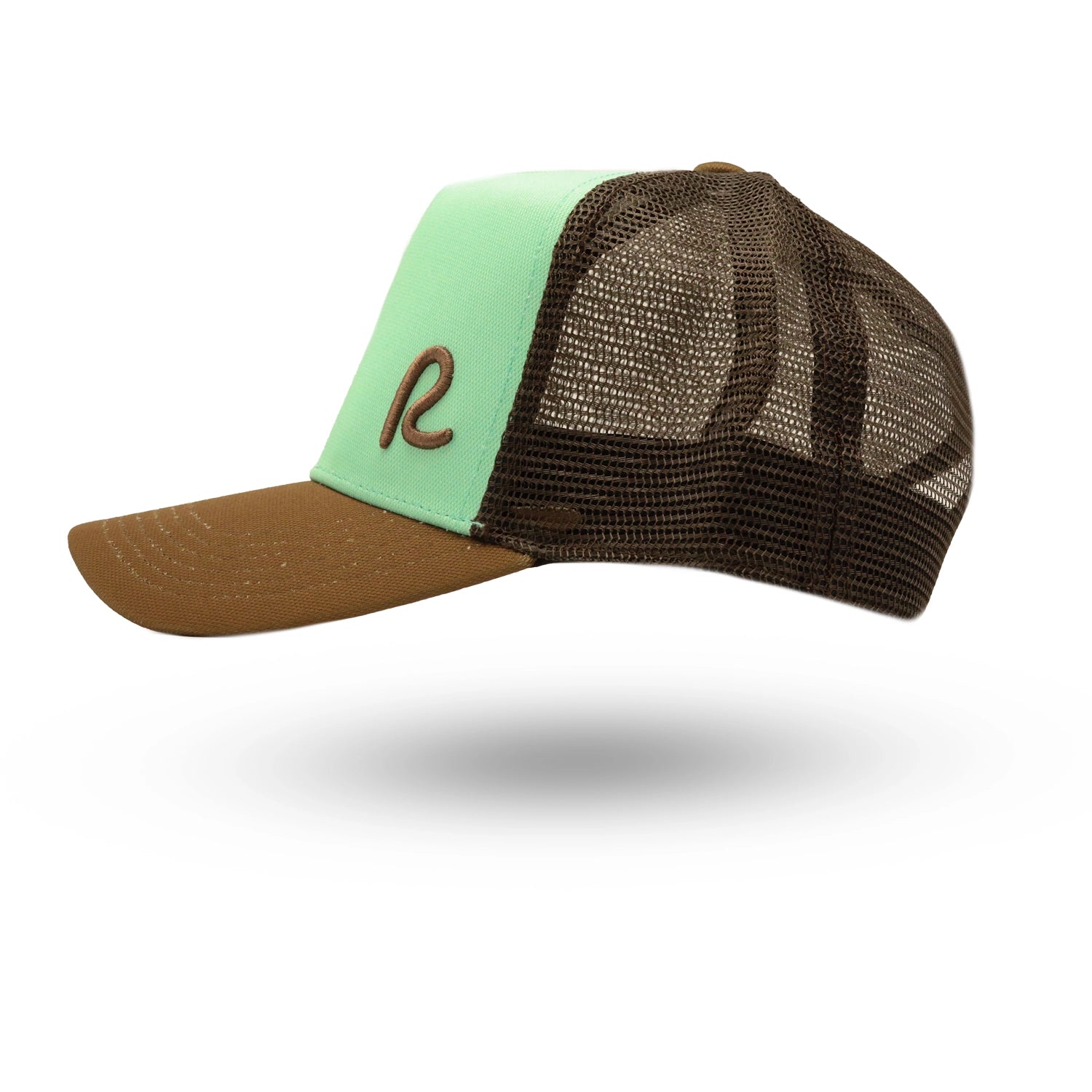 Rewired 2.0 Essential R Trucker Cap - Mint Choc Chip - Left