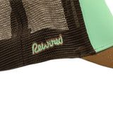 Rewired 2.0 Essential R Trucker Cap - Mint Choc Chip - Side Script Logo