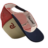 Rewired 2.0 Essential R Trucker Cap - Navy/Stone/Red - Underside