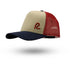 Rewired 2.0 Essential R Trucker Cap - Navy/Stone/Red