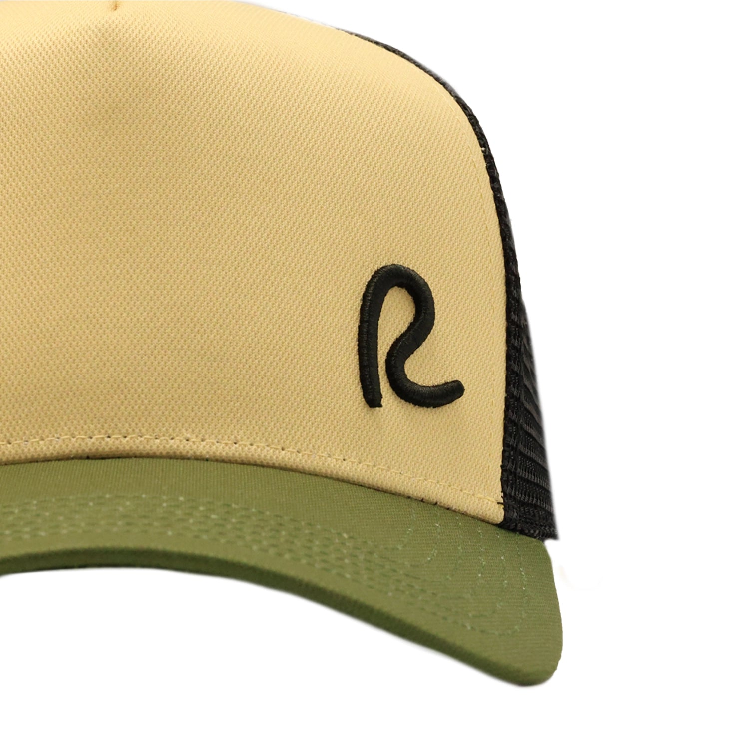 Rewired 2.0 Essential R Trucker Cap - Olive/Sand/Black - Front