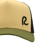 Rewired 2.0 Essential R Trucker Cap - Olive/Sand/Black - Front
