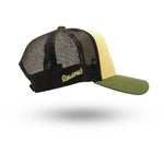 Rewired 2.0 Essential R Trucker Cap - Olive/Sand/Black - Right