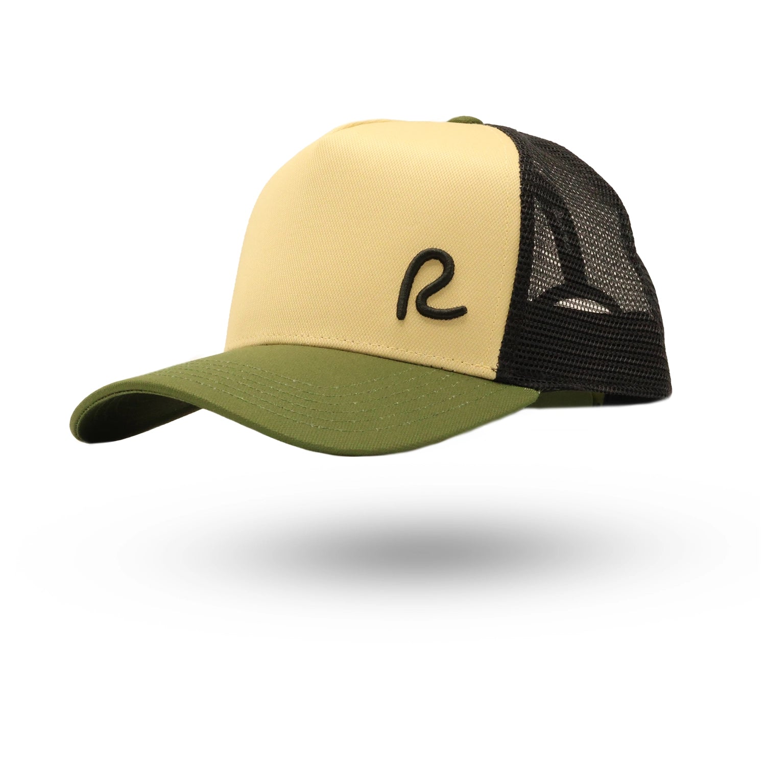 Rewired 2.0 Essential R Trucker Cap - Olive/Sand/Black