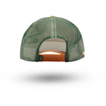 Rewired 2.0 Essential R Trucker Cap - Rust/White/Green - Back