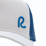 Rewired 2.0 Essential R Trucker - Hawaiian Blue/White - Mini R Logo