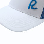 Rewired 2.0 Essential R Trucker - Hawaiian Blue/White - Stitched Peak