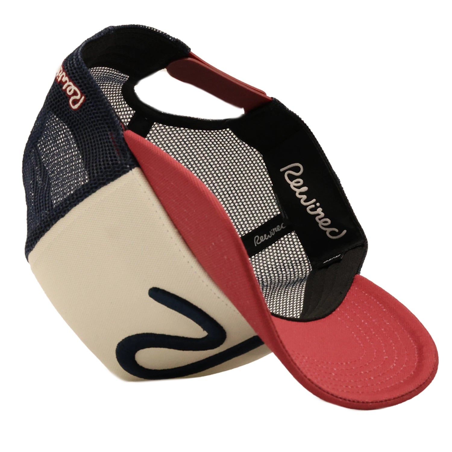 Rewired 2.0 R Trucker Cap - Burgundy/Off White/Navy - Underside