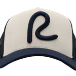 Rewired 2.0 R Trucker Cap - Navy/White - Front R Logo