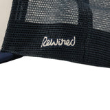 Rewired 2.0 R Trucker Cap - Navy/White - Side Script Logo