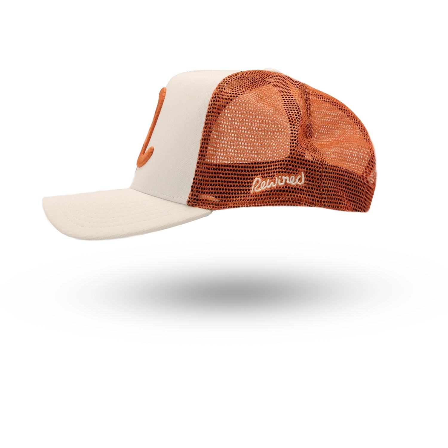 Rewired 2.0 R Trucker Cap - White/Orange - Left