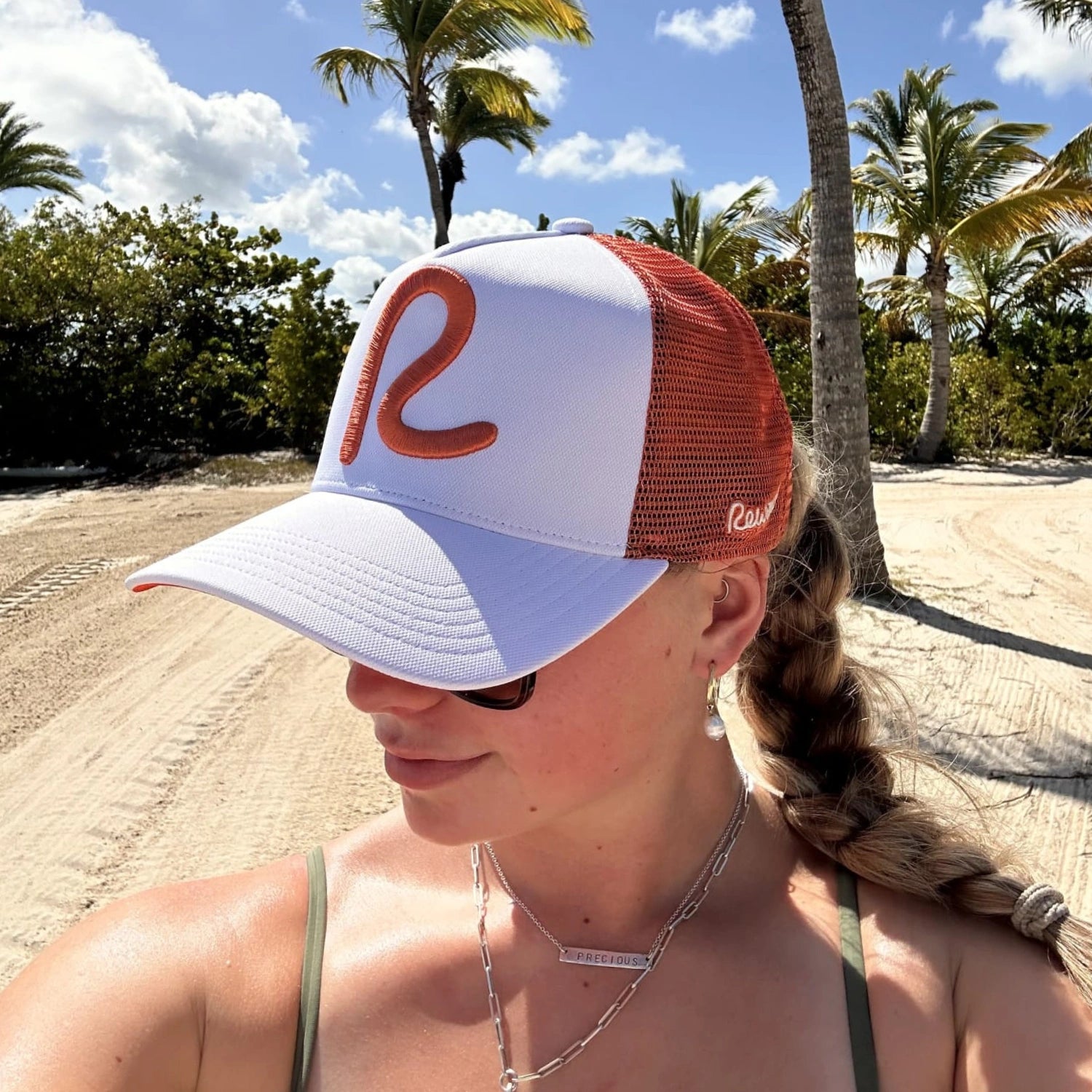 Rewired 2.0 R Trucker Cap - White/Orange