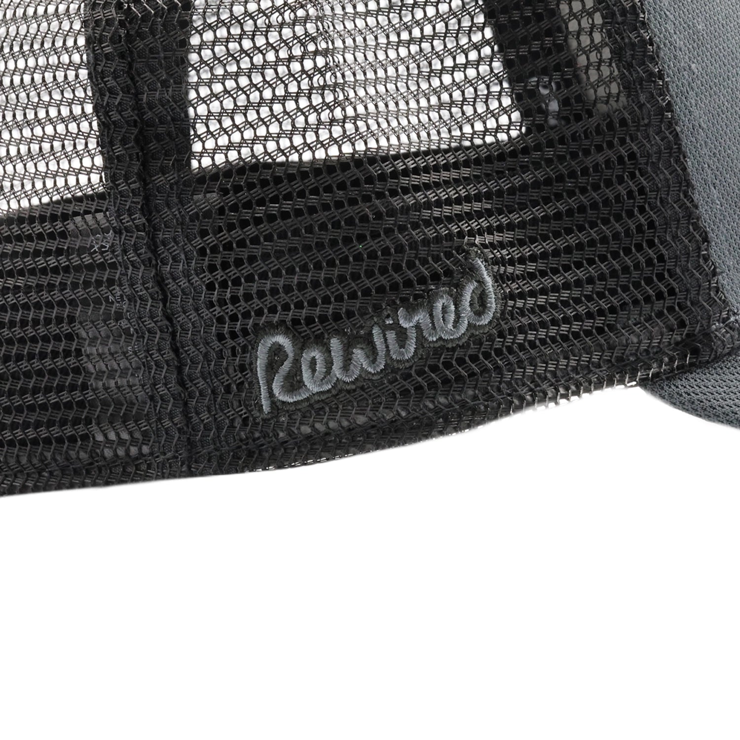 Rewired 2.0 Essential R Trucker - Charcoal/Black - Side Logo