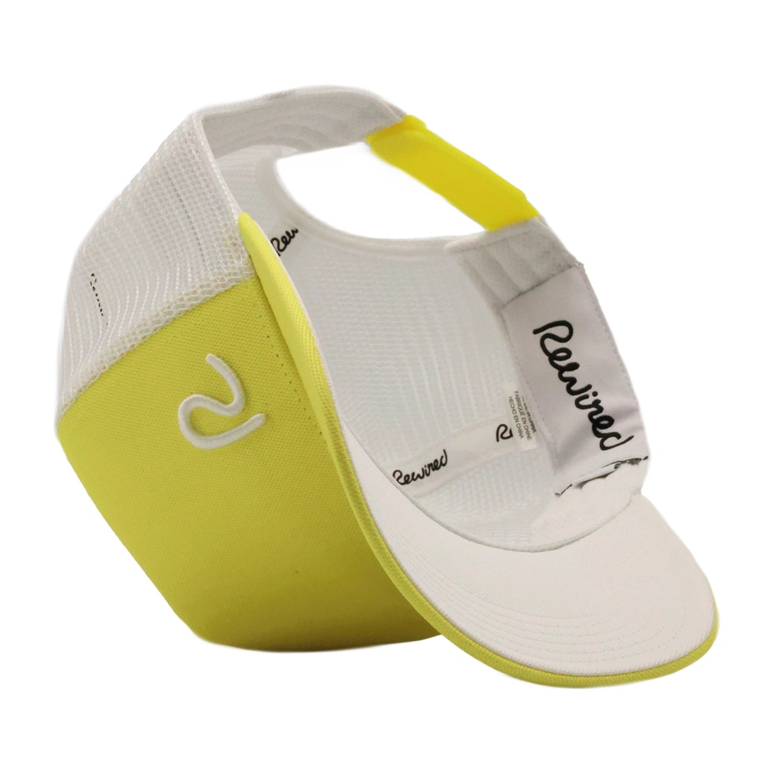 Rewired 2.0 Essential R Trucker Cap - Lemon/White - Underside