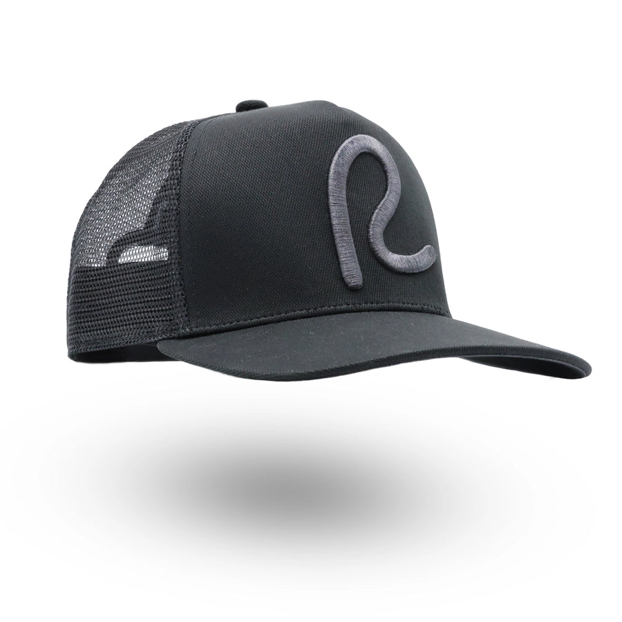 Rewired 2.0 R Trucker Cap Black Charcoal Rewired Brand